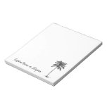Coconut Palm Tree Tropical Beach Theme Stationery Notepad