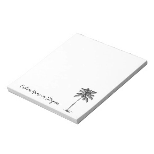 Coconut Palm Tree Tropical Beach Theme Stationery Notepad