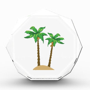 Coconut Palms Acrylic Award