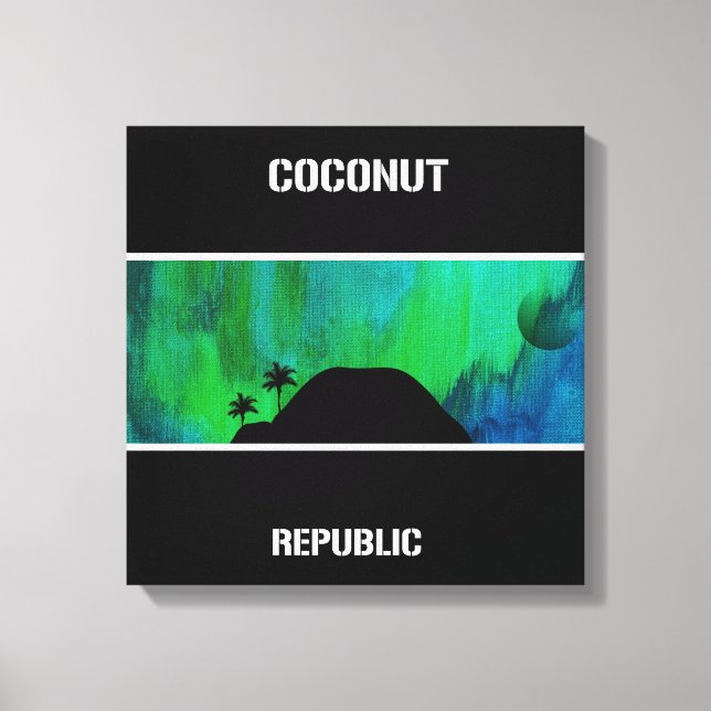 Coconut Republic No.2259 Canvas Print (Front)