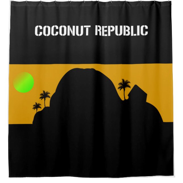 Coconut Republic No 2898 Shower Curtain (Front)