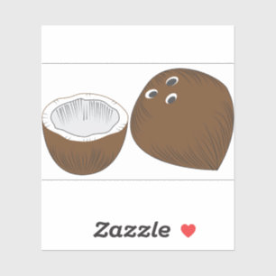 Coconut Sticker
