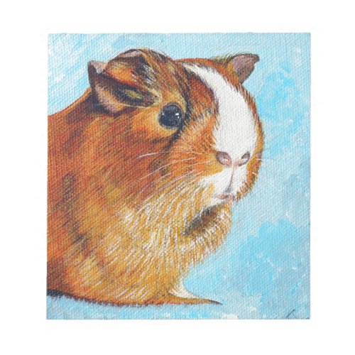 Coconut the Guinea Pig Painting Notepad