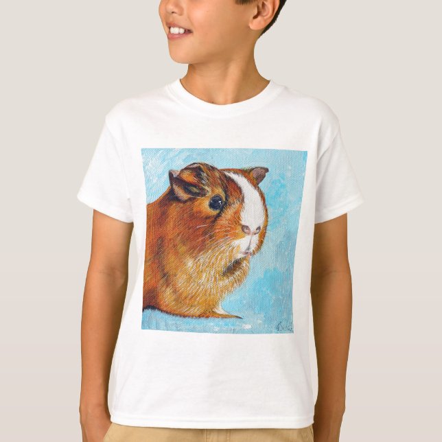 Coconut the Guinea Pig Painting T-Shirt (Front)