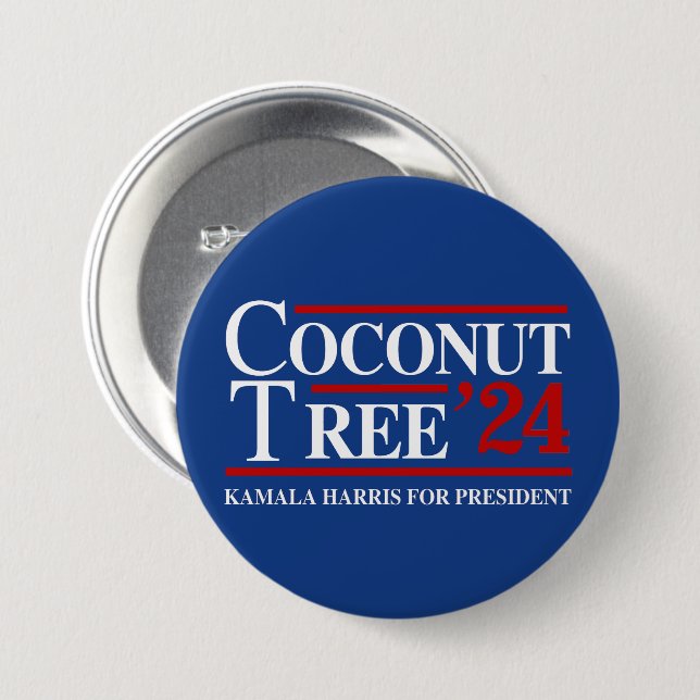Coconut Tree 2024 Button (Front & Back)
