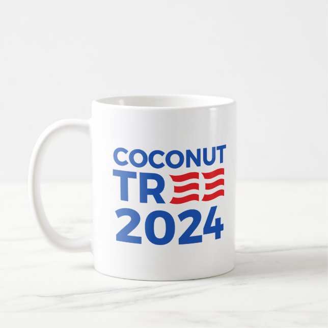 Coconut Tree 2024 Coffee Mug (Left)