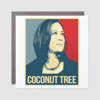 Coconut Tree Kamala Car Magnet