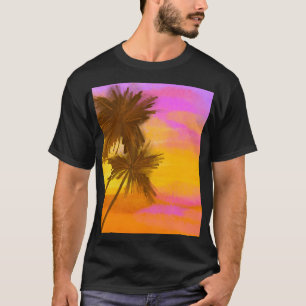 Coconut tree, tropical summer theme. T-Shirt