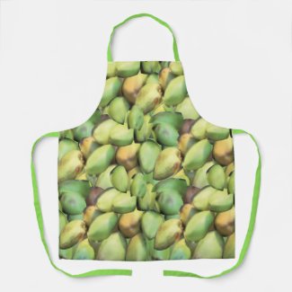 Coconut Tropical Fruit Pattern