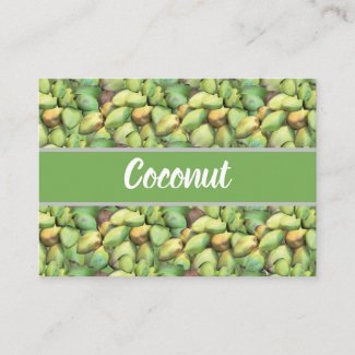 Coconut Tropical Fruit Pattern