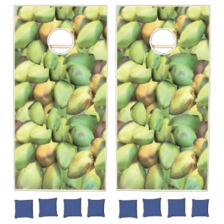 Coconut Tropical Fruit Pattern