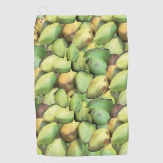 Coconut Tropical Fruit Pattern