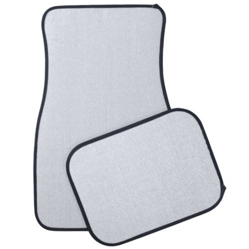 Coconut White Solid Color Car Floor Mat