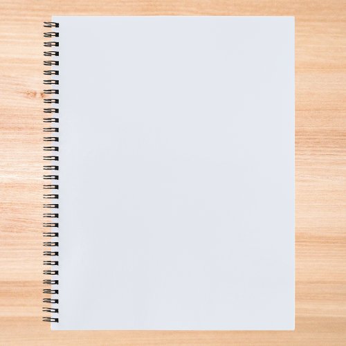 Coconut White Solid Color Notebook
