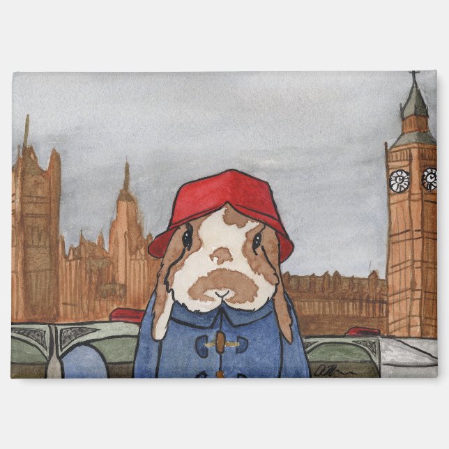 Coconut's Adventures: April Magnet 3.5"x2.5" (Front)