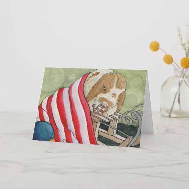 Coconut's Adventures: December Greeting Card A5 (Front)