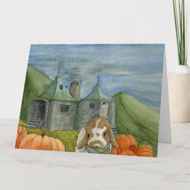 Coconut's Adventures: October Card 8.5"x11" (Front)