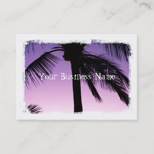 Customizable Coconuts in the Wind Business Card Templates