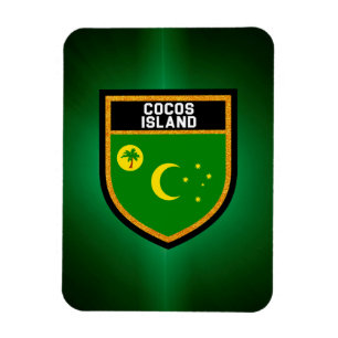 Cocos Island Flag Magnet
