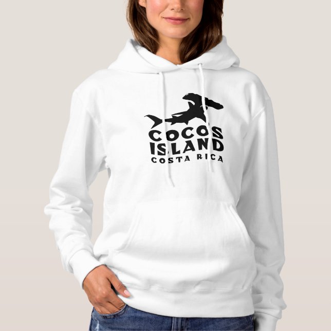 Cocos Island Hammerhead Shark Lover Hoodie (Front)