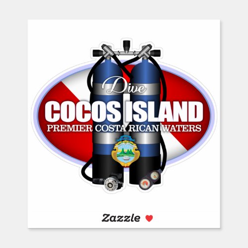 Cocos Island ST Sticker