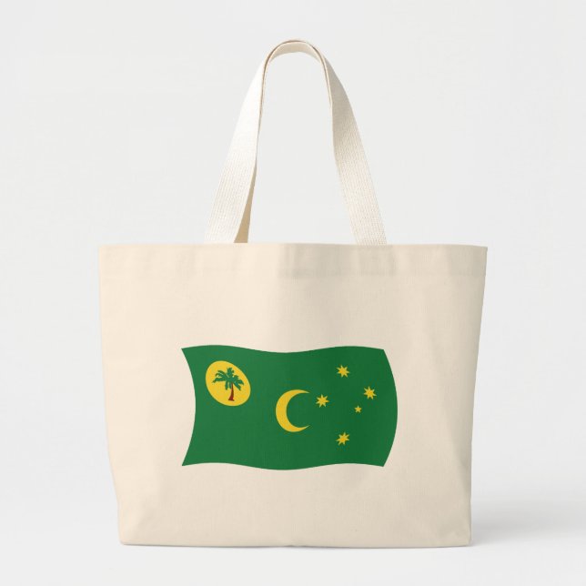 Cocos Islands Flag Tote Bag (Front)