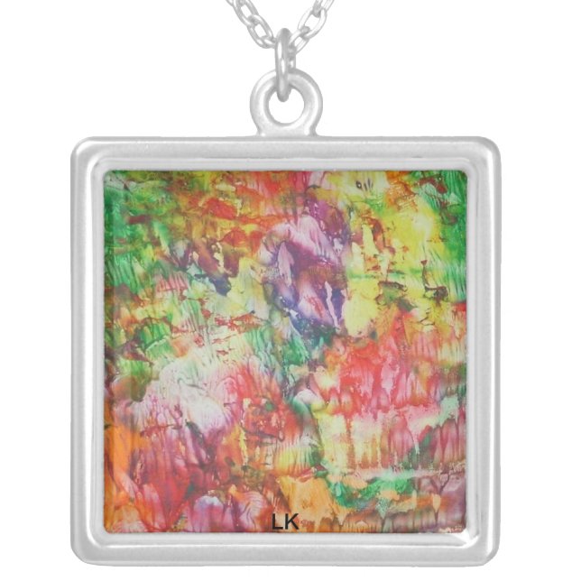 cocos jewels silver plated necklace (Front)