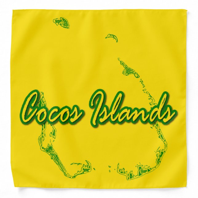 Cocos (Keeling) Islands Bandana (Front)