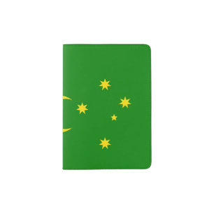 Cocos Keelings islands flag Passport Holder