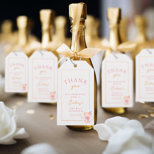 Coctail Bridal Shower Gift Tags