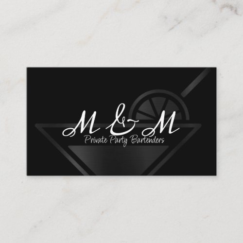 Coctal Classical Private Party Bartender Business Card