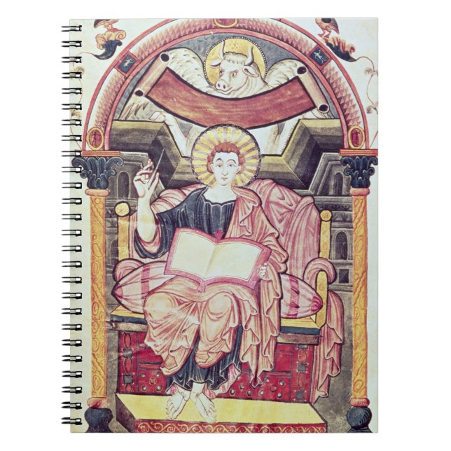 Cod 22. f.85v St. Luke the Evangelist, from Treves Notebook (Front)