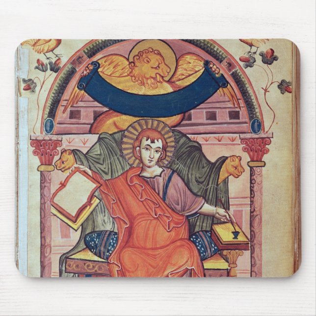 Cod.22 St. Mark, from the Ada manuscript Mouse Pad (Front)