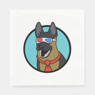 CoD German Shepherd I have no idea what I’m doing Napkins