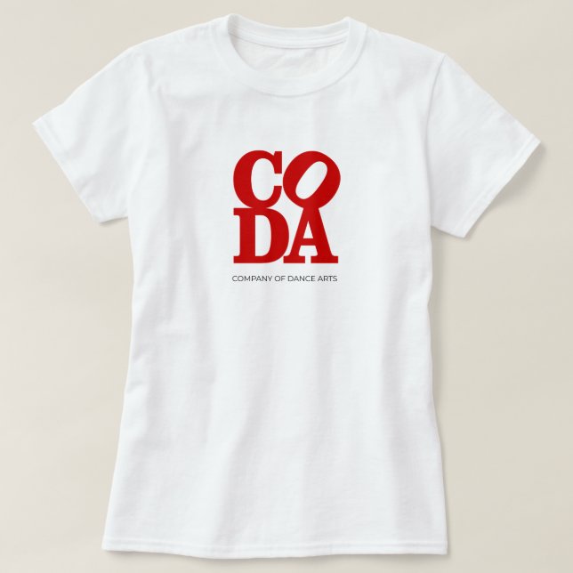 CODA Love T-Shirt (Design Front)