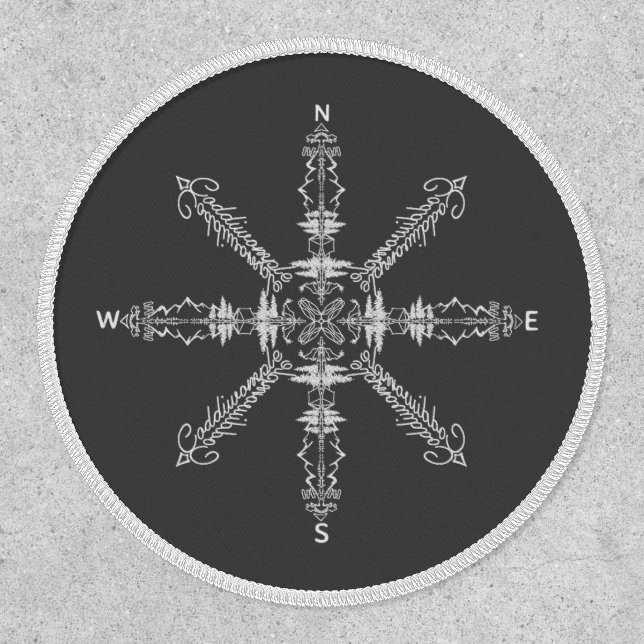 Coddiwomple. Hidden word Patch (Front)