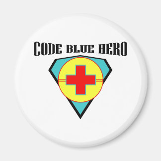 Code Blue Hero Magnet