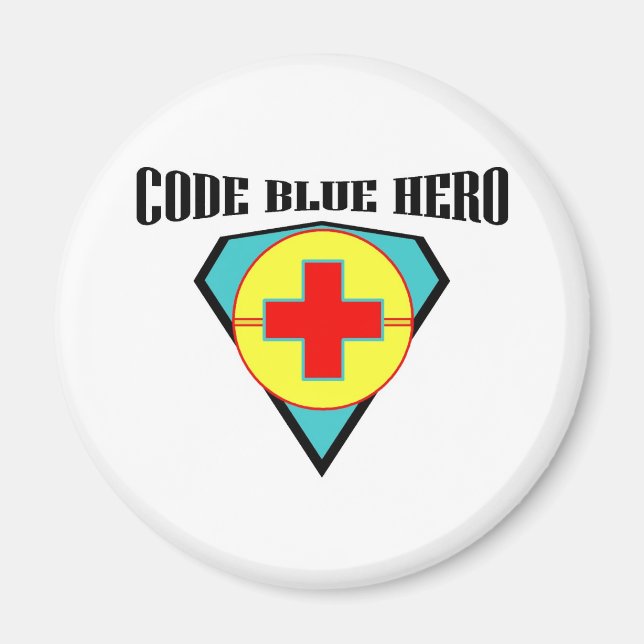 Code Blue Hero Magnet (Front)