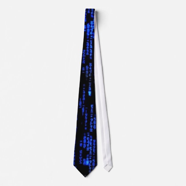 _code_blue neck tie (Front)