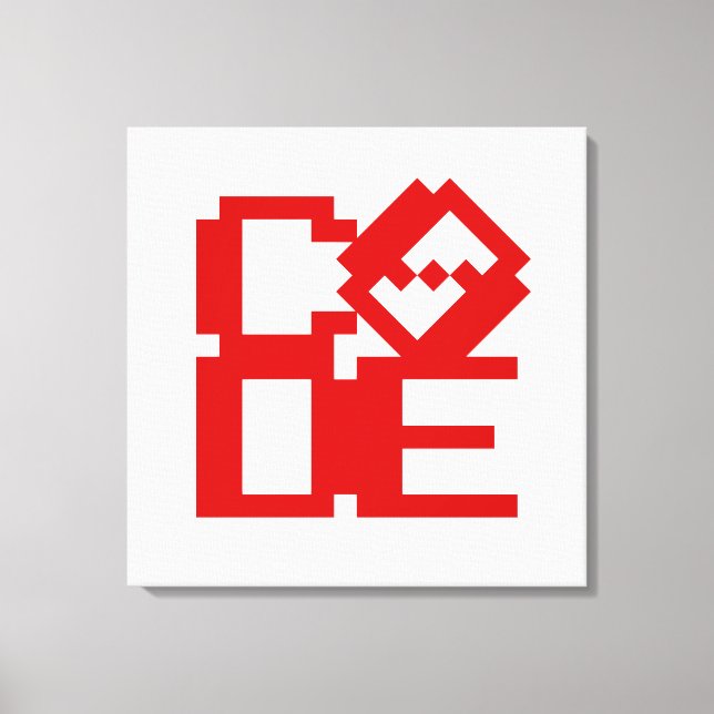 CODE CANVAS PRINT (Front)