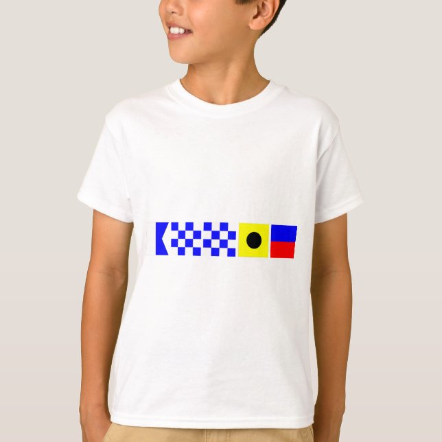 Code Flag Annie T-Shirt (Front)
