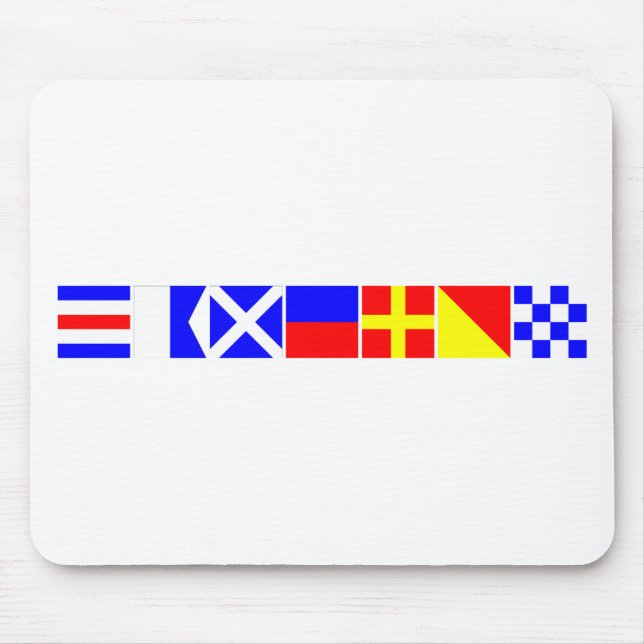 Code Flag Cameron Mouse Pad (Front)