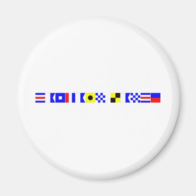 code flag captain lance magnet (Front)