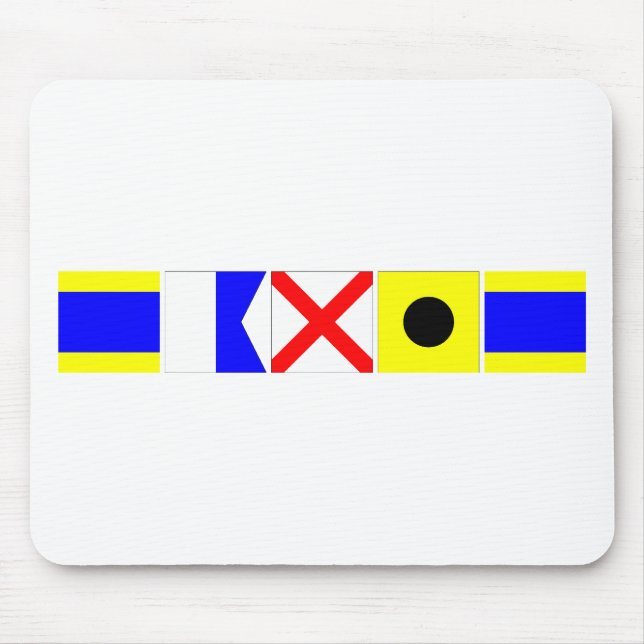 Code Flag David Mouse Pad (Front)