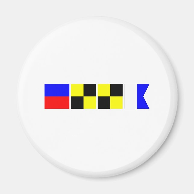 Code Flag Ella Magnet (Front)