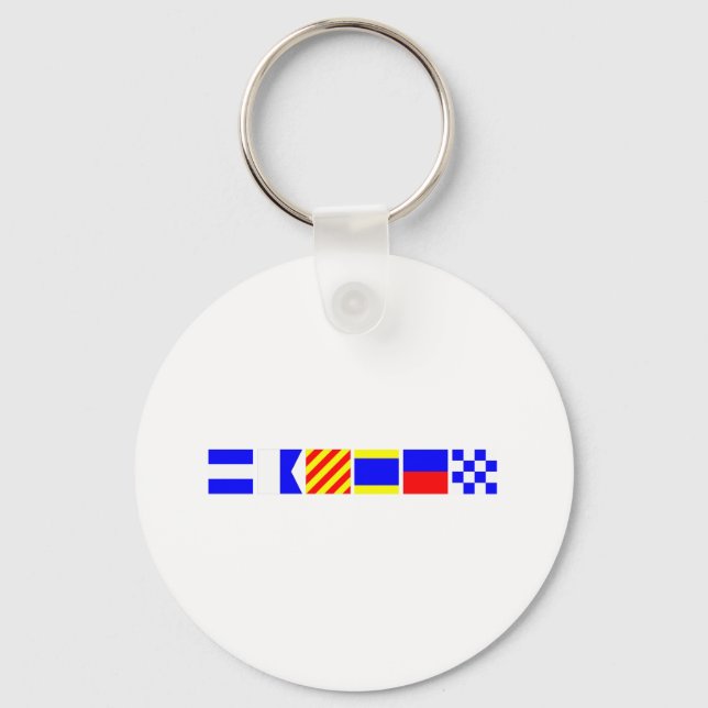 Code Flag Jayden Keychain (Front)