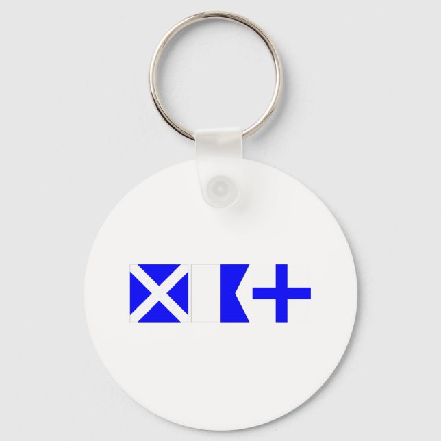 Code Flag Max Keychain (Front)
