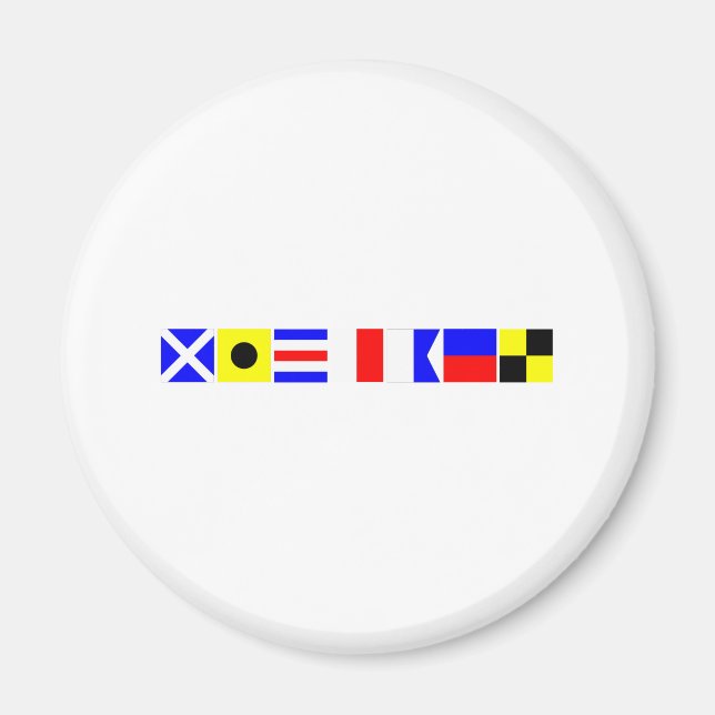 Code Flag Michael Magnet (Front)