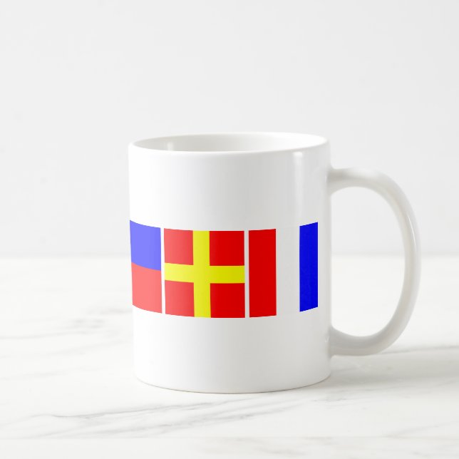 Code Flag Robert Coffee Mug (Right)