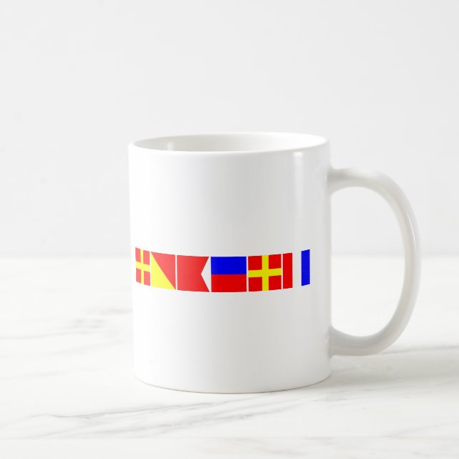 Code Flag Robert Coffee Mug (Right)